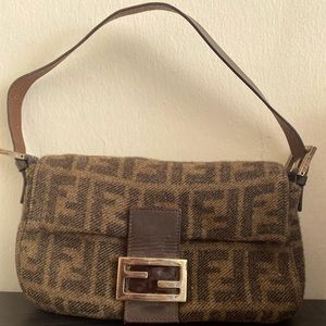 Authentic Vintage Fendi Zucca Baguette